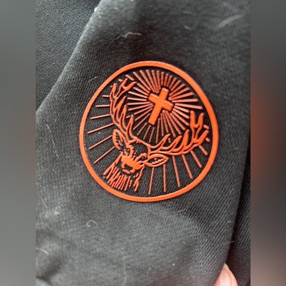 Jagermeister Men’s Zip Up Hoodie Size Extra Large - Cotton
Black and Orange - Picture 2 of 5